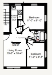 Malden Apartment for rent 2 Bedrooms 1 Bath - $2,300